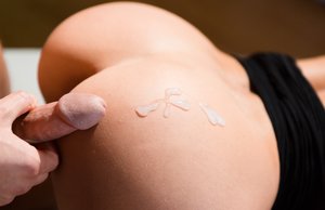 Evil Angel offers a free photo gallery with Alexis Fawx and Seth Gamble in sex scene with dude